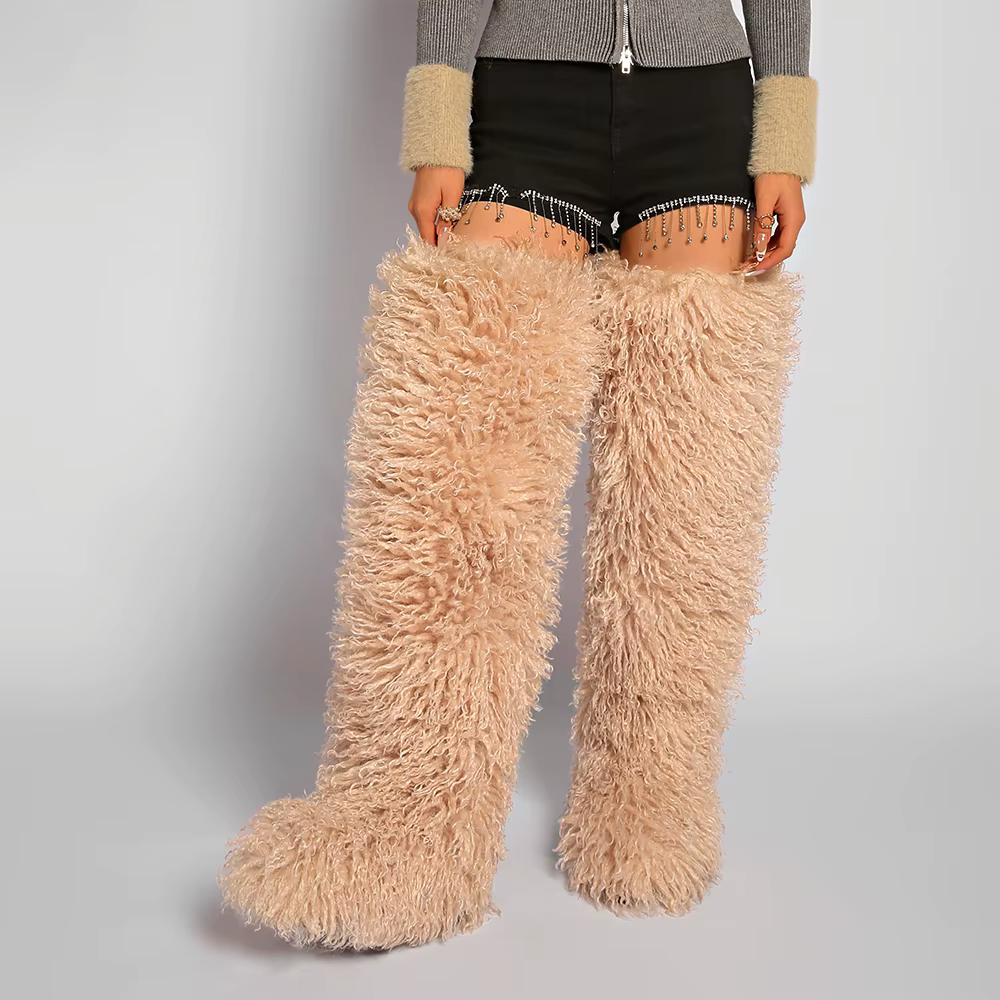 FUR BOOTS